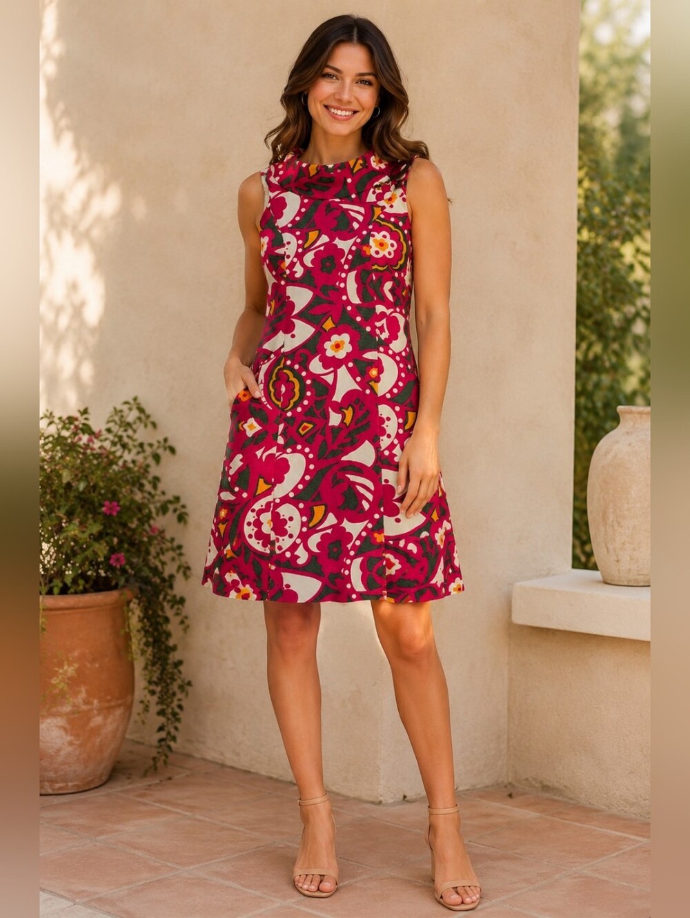 Vintage Lilly Pulitzer Taea Dress Olive Off The Wagon Size 4